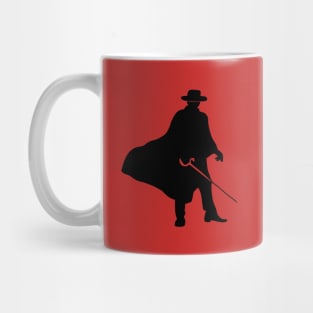 Zorro's Silhouette (Black) Mug